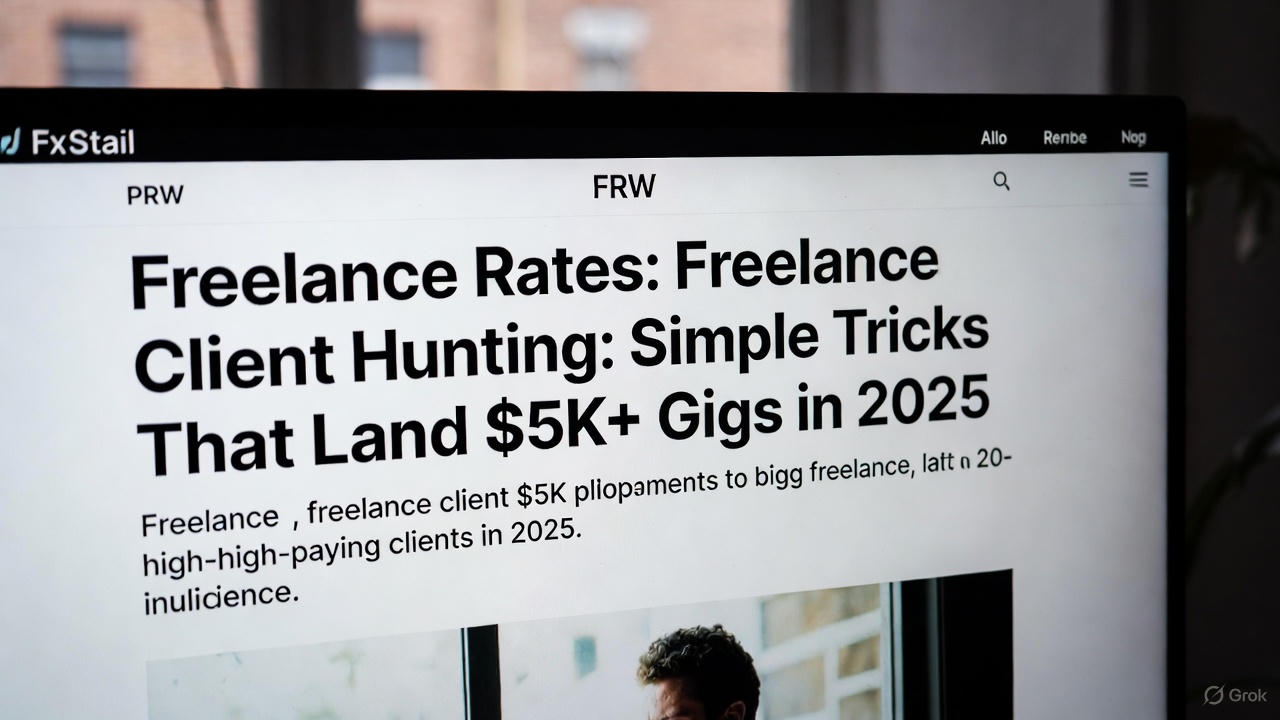 Freelance Client Hunting: Simple Tricks That Land $5K+ Gigs in 2025