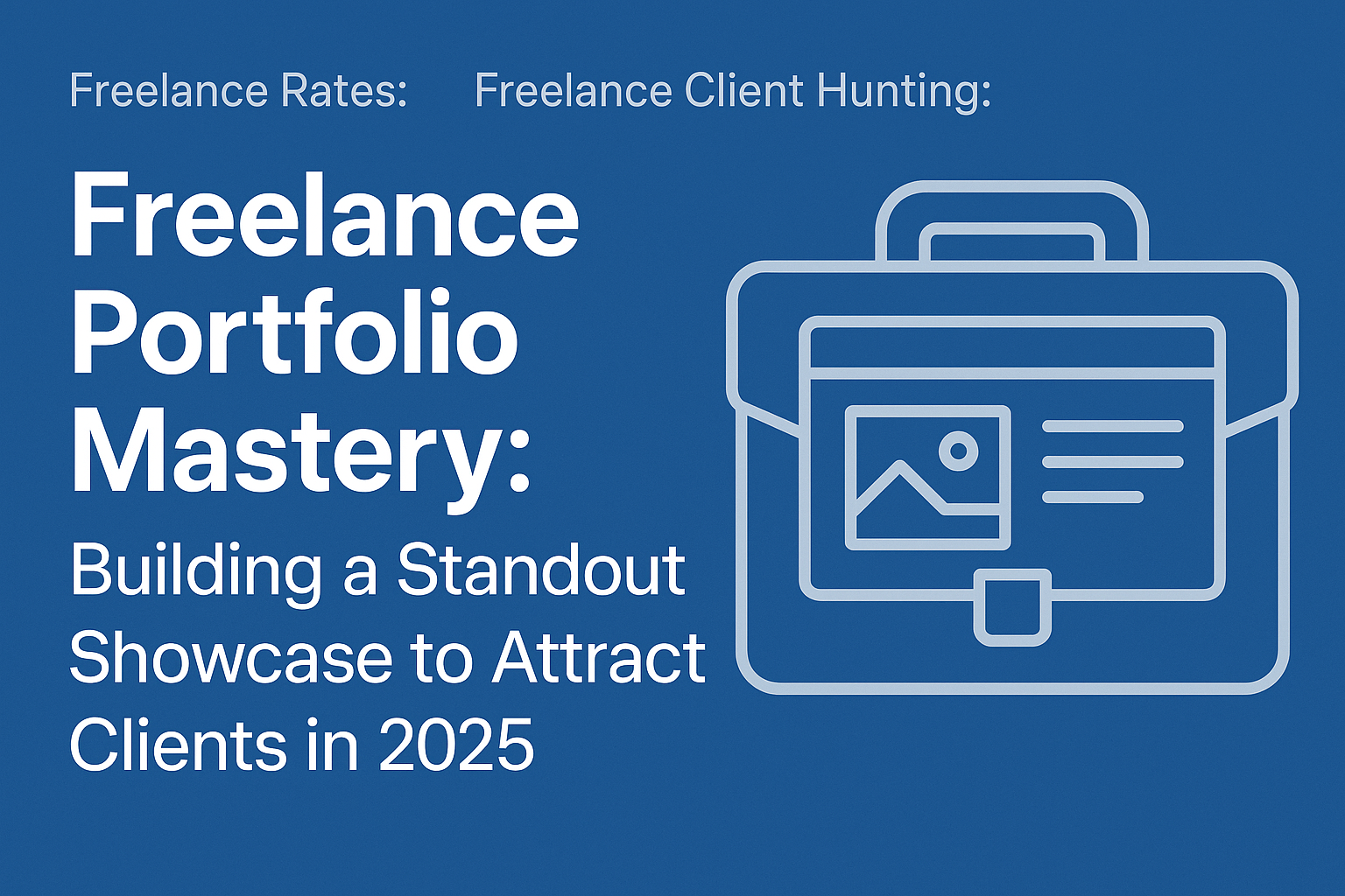 Freelance Portfolio Mastery: Building a Standout Showcase to Attract Clients in 2025